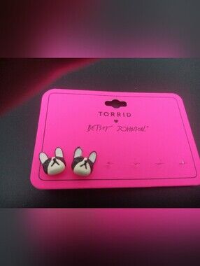 Torrid/ Betsy Johnson Pug Earrings